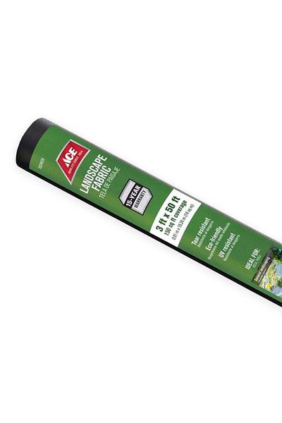 Generic ACE Environmentally-Friendly Polypropylene Landscape Fabric Black 3 x 50ft 7024620