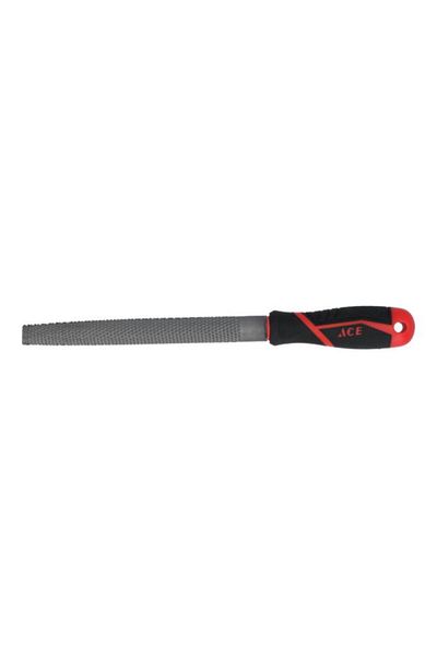 Generic ACE Highly Precised Tapered Design Smooth and Sharp Double Cut Round Wood File Multicolor 203mm