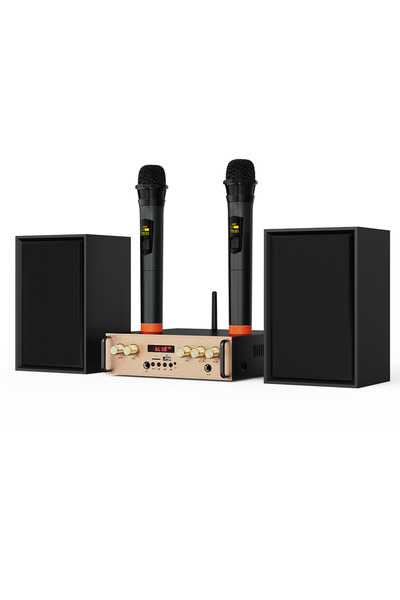 Victress نظام مكبر صوت هاي فاي بتقنية البلوتوث بقوة 80 واط مع ميكروفون لاسلكي