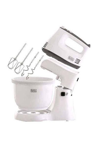Black&Decker BLACK+DECKER 5 Speed Hand Mixer With Pot 3.5 L 300.0 W M700 White