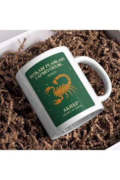 kuphane Scorpio Coffee Mug – Humorous Astrology Themed Gift for Mysterious Souls