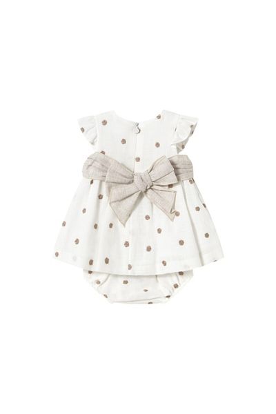 MAYORAL Baby Girl Dress - Beige