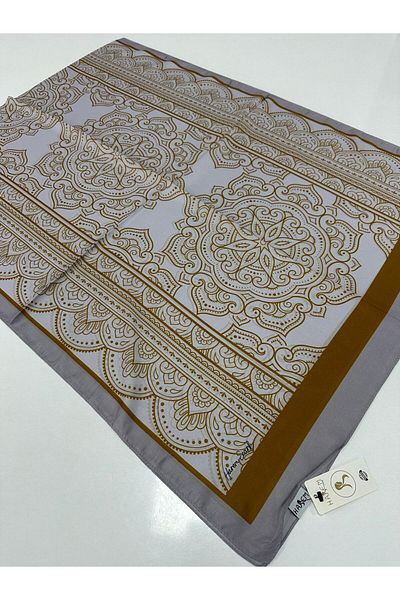 HAREM SCARF Μεταξένιο σάλι με μοτίβο Harem Voile HVD0406