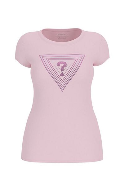 Guess Ss Triangle Women's Slim Fit T-Shirt
