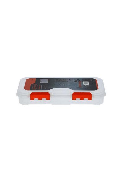 Generic Tactix 13-Compartments Removable Dividers Tool Organizer Box Clear and Orange 32.3cm 320652