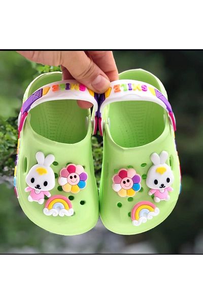 Pandalina Girl Child Sandals Non-Slip Sole Sandals Kindergarten Nursery Sea and Pool Sandals