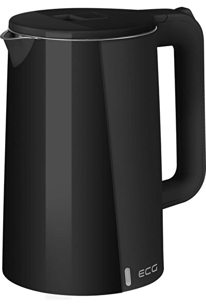 ECG Electric kettle ECG RK 1702 Safe to Touch Black, 1.7 liters, 2200 W,double walls, black