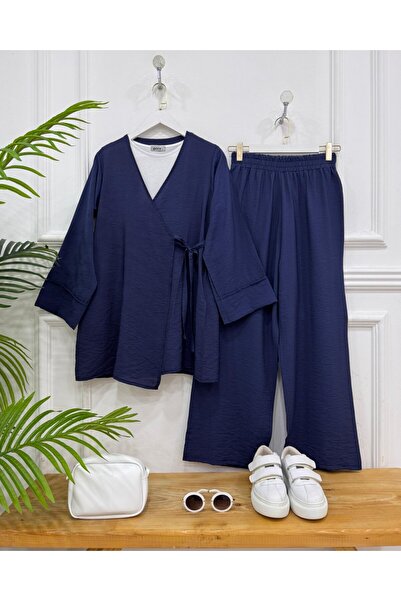 onix Bonita Kimonalı İkili Takım lacivert