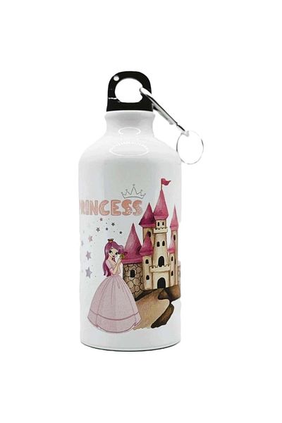 SiestaSafari Kids Water Bottle 500ml Princess and Castle, For School, Sports, Travel