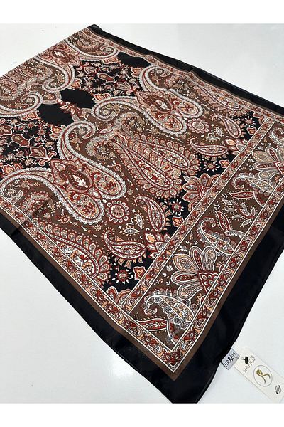 HAREM SCARF Harem Pattern Voile Silky Shawl Hvd0304