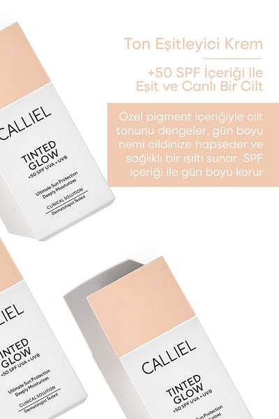 CALLİEL Daily Color Liquid Sunscreen Light Structure Tone Equalizing +Spf 50 – 01 - 50 ml