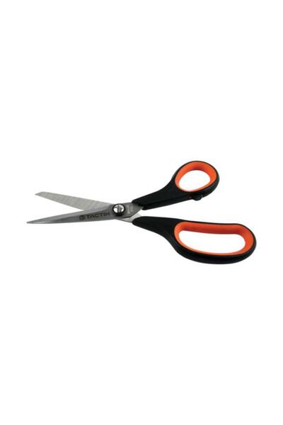 Generic Tactix Stainless Steel Scissor Black and Orange 17.5cm