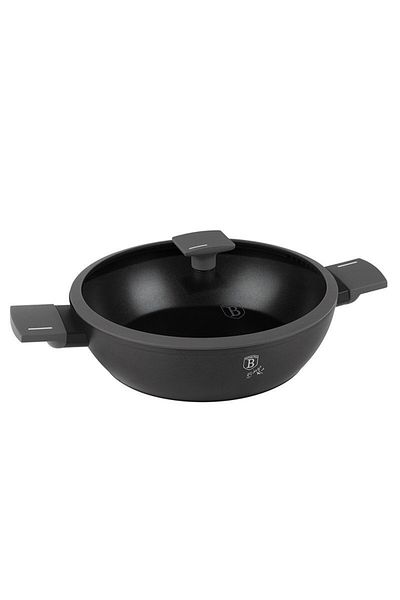 Berlinger Haus Deep frying pan with titanium surface and lid 30 cm Anthracite Collection
