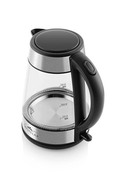 ETA Fierbător electric ETA Crystela II 1154 90000, 1,7 litri, 2200W, conector central, sticlă