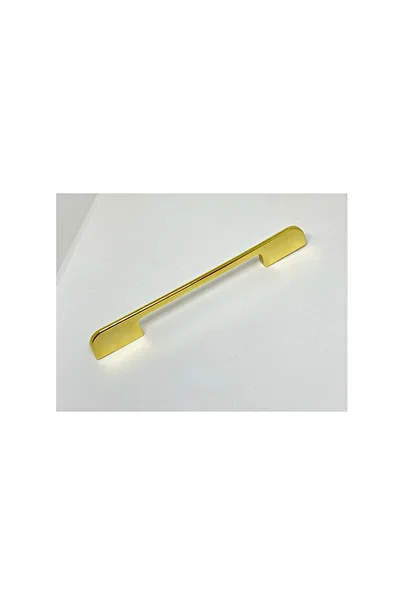 Sucuoğlu D-Handle Handle Gold 128 mm Metal Furniture Kitchen Drawer Cabinet Cupboard Handles Cover Handle