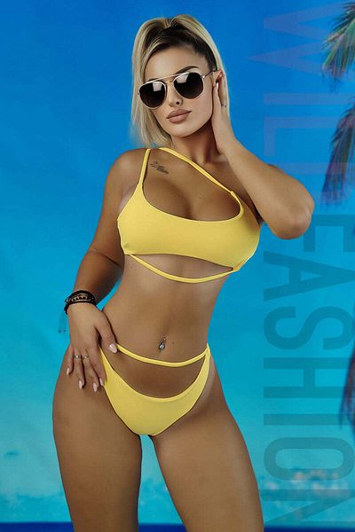 WildFashion 2-piece bandeau swimsuit with cutouts SW2256RR-9