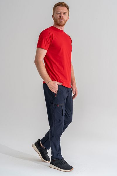 Souris Ανδρικό Navy Blue 6 Pockets Outdoor Tactical Cargo Παντελόνι Lycra Λεπτό ύφασμα