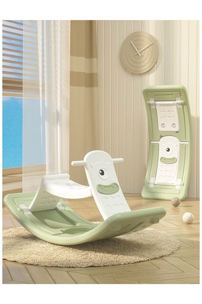 FULLJOY 2 in 1 Multifunctional Rocking Horse & Rocking Board
