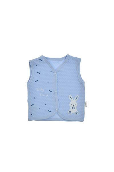 VOY KİDS New Born Baby 0-3-6-9-12 Months Rabbit Detailed Vest