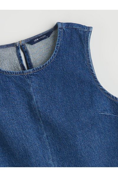 LC Waikiki Crew Neck Women's Jean Blouse