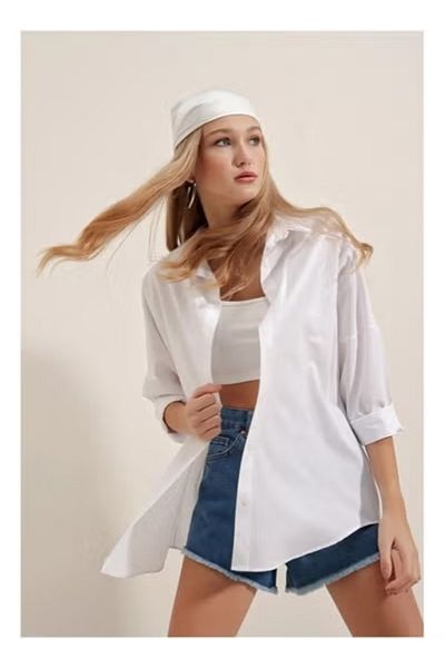 Generic Oversize Long Basic Shirt