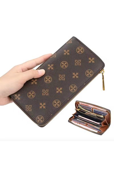 baellerry Women's Wallet – Brown, Elegant Design, Durable Faux Leather