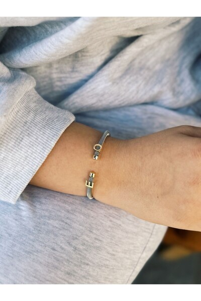 EskiJewelry Harfli Hasır Kordon Bileklik