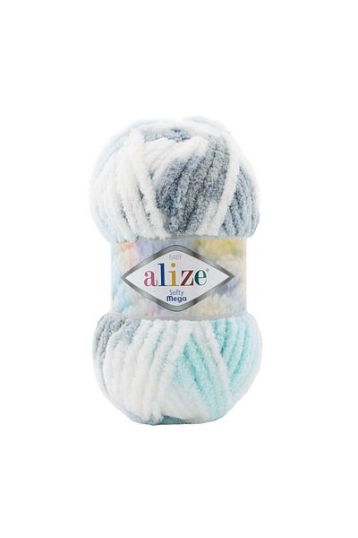 Alize 3 spools of Eliza Softy Mega yarn, color number 5939
