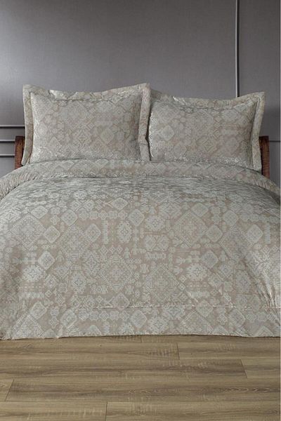 Çeyiz Diyarı Emila Fiber Filled Double 250X255 cm Bedspread Cream