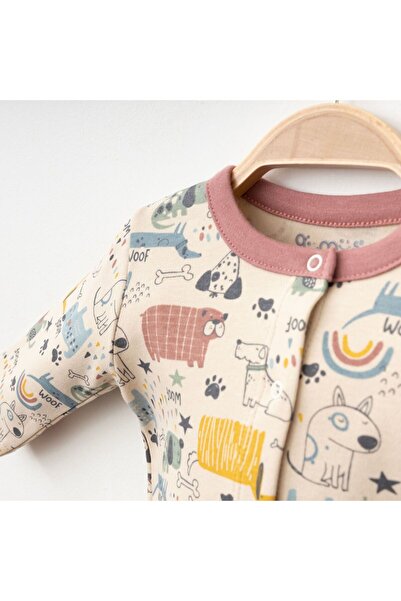 Gümüş Baby Kids Baby 2-Piece Set Rainbow Printed with Cuffs and Clips