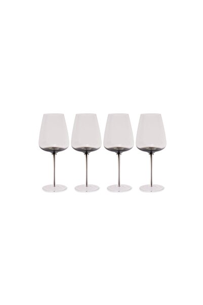 Hotel Collection Smoke Stem White Wine Glasses | Tinted Long Stem Wine Glasse...