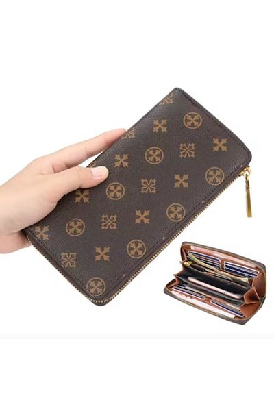 baellerry Women's Wallet – Brown, Elegant Design, Durable Faux Leather