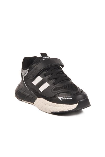 WALKWAY Black Textile Children's Casual Shoes Cool Ukon F
