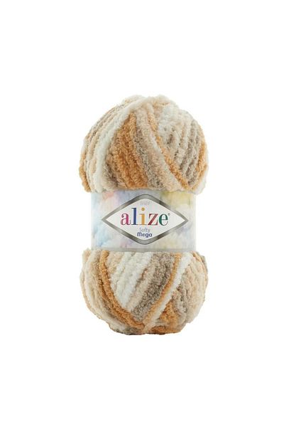 Alize 3 spools of Eliza Softy Mega yarn, color number 5926