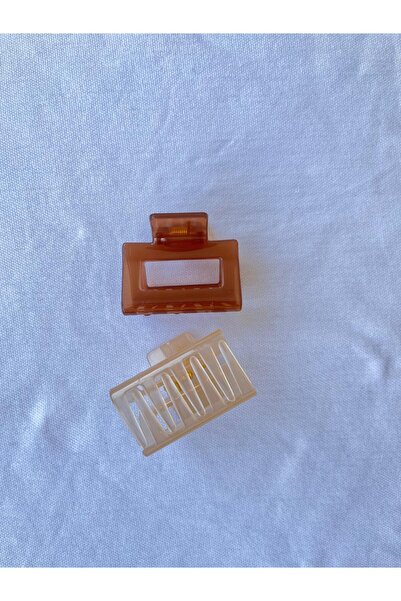 VAZIRADK مجموعة مشابك شعر متوسطة الحجم مكونة من قطعتين بألوان الباستيل