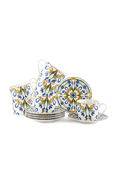 Mikasa Moor Provence 6-Piece Teacup Set 200Cc