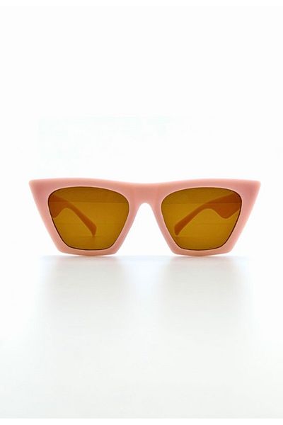 Lexi Bella Kids Sunglasses Pink Slanting Frame Uv 400 Protection Ce Certificated Children Sunglasses