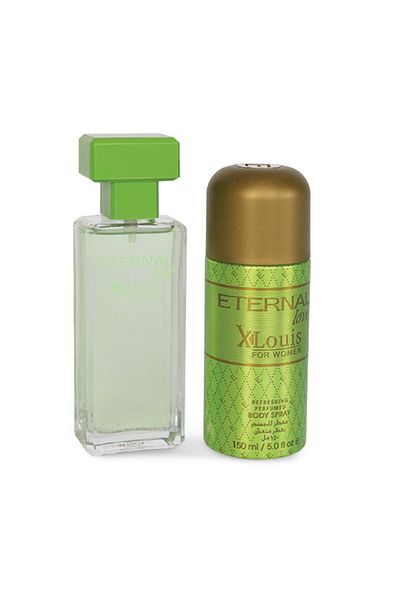 Eternal love EDP Perfumes Assorted 100 ml + Deo Spray 150 ml