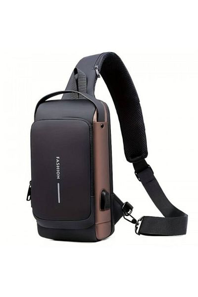 OEM Geanta de Umar sau Piept, Antifurt, Geanta Unisex, Impermeabila, cu Suport de Incarcare USB