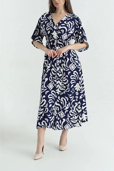 Luq Women's Double Breasted Slit Dress