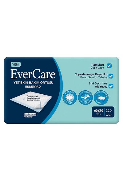 Evercare Adult Care Cover 120 Pieces 60X90 cm