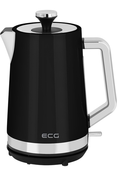 ECG Electric kettle ECG RK 1766 Vintage Nero, 2200 W, 1.7 liters, stainless steel, black