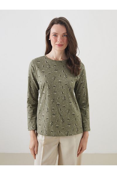 LC Waikiki Crew Neck Floral Women's Blouse