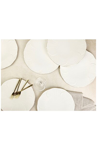 Porland Varia Gold Gilded Cake Plate 6 Pieces 21 cm