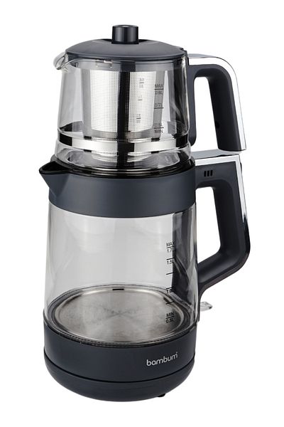 Bambum Zelda Glass Chamber Tea Machine Gray