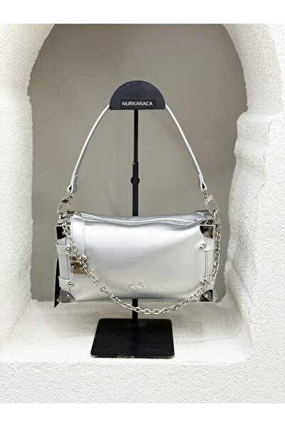 Guja 25YG509 KİLİT DETAYLI HEM OMUZ HEM ÇAPRAZ ÇANTA KADIN