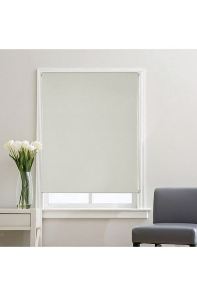 micasa Modern and Elegant Design Plain Blackout Roller Blinds 240 x 240 cm