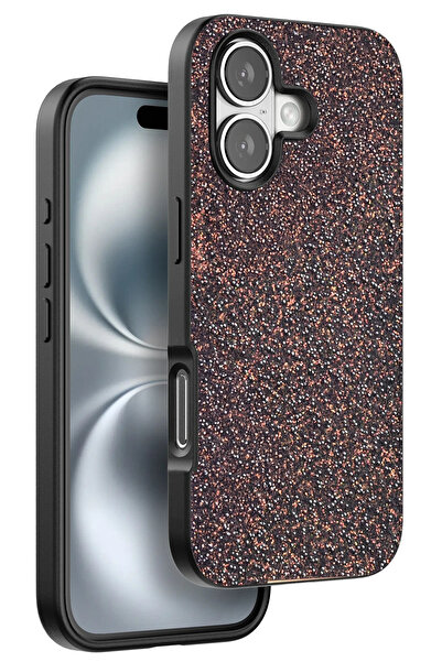 ONEGIF غطاء آيفون 16 بلس لامع - بنفسجي غامق 1492457709