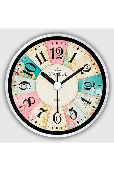 ATABY Galaxy Magnet Refrigerator Clocks, Round, 10 cm
