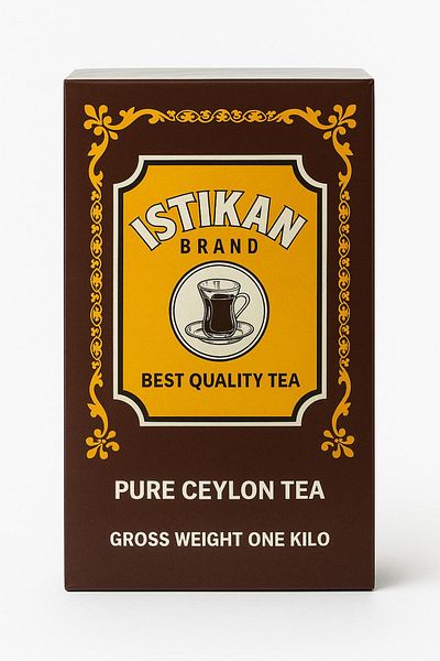 İSTİKAN İstikan Pure Ceylon Tea 1 kg |   Ceylon Black Tea |   100% Natural and Intense Aroma